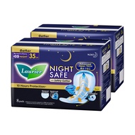 LAURIER Night Safe Wing with Gathers Twin Pack (35cm x 8s)