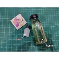 Clear Resin Fiberglass Rod + Catalyst (Hardener Resin)