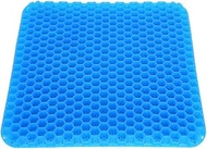 XIAOHONG Gel Seat Cushion, Cooling seat Cushion Thick Big Breathable Honeycomb Design Seat Cushion with Non-Slip Cover Gel Cushion for Office Chair Home Car seat Wheelchair,16.5 x 16.5 x 1.57 inch