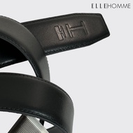 ELLE HOMME | เข็มขัดหนังวัวแท้ สไตล์ Business เลือกล็อคตำแหน่งได้ ผิวเรียบ มีให้เลือก 2 สี | H84008