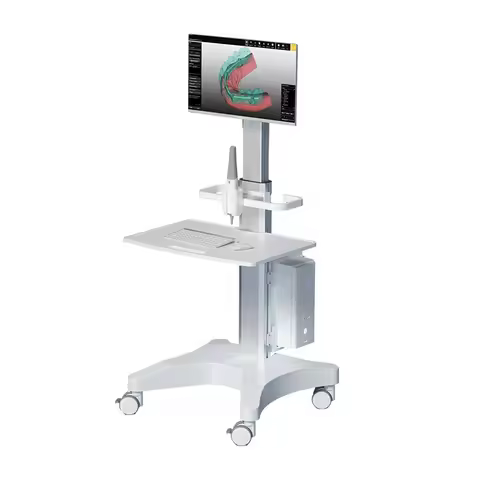 Dental Oral Scanning Cart Device With Monitor Mount and Oral Scanner Holder Dental Clinic Cart for H