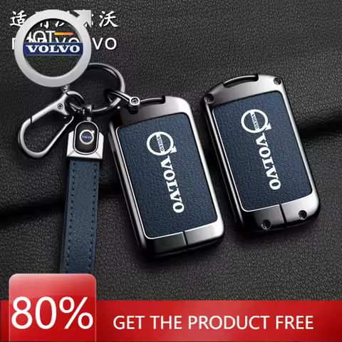 Emblems 2026 New For Volvo Car Smart Remote Key Fob Case Cover Protector Shell For Volvo S60 S90 XC4