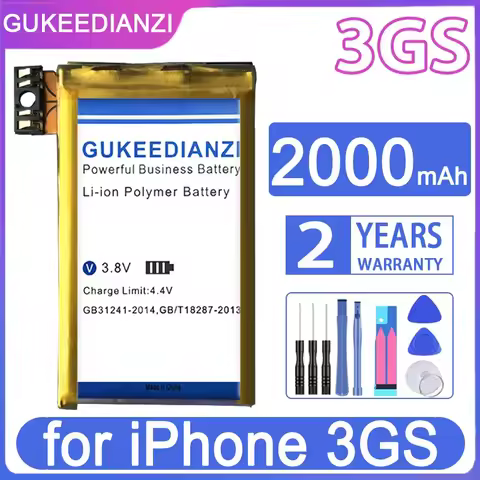 GUKEEDIANZI Replacement Battery for Apple IPhone 3GS 3G SE 2020/2 Batterij + Track NO.