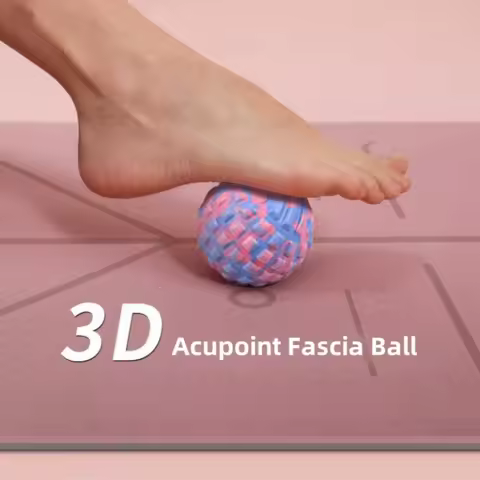 7cm Yoga Gym Balls Foot Massage Ball Trigger Point Sport Fitness Hand Foot Pain Relief Plantar Hedge