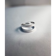 BEUNI HANDMADE PREMIUM 999 SILVER RING ANTIRUST NO ALLERGIC WATER PROOF WITH 999 MARK 999 SILVER