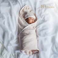 [10mois] Made In Japan Tencel Three-Layer Gauze Wrap Cross Star Color Newborn Must-Have Sweat-Absorb
