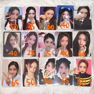 IVE 小卡 特典 Yujin Gaeul Rei Wonyoung Liz Leeso 秋天 李瑞 After Like Love Dive Eleven I am Season’s Greetin