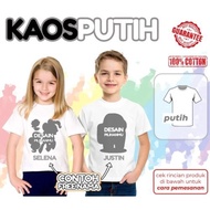 Best Baju Kaos Anak Dan Dewasa Sepeda Shiva Cycle Couple Free Nama - Putih Size 0 6-12Bln