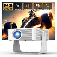 Native 1080p 650ansi 4k Android 11 L018 360° Projector With Auto Keystone Focus Air Mouse Wifi6 Bt5.