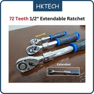 Socket Ratchet Wrench for Automotive Repair Adjustable Head Ratchet Set 72 Tooth