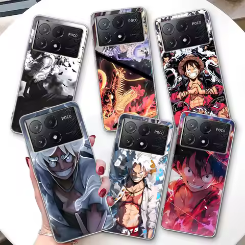 Monkey D Luffy Case for Xiaomi Poco X6 F1 M4 X7 M5 X3 F4 GT M3 M5s X4 NFC X5 F3 F5 F2 Pro TPU Shockp