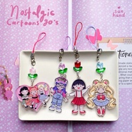 HP GANTUNGAN SUN HAND Nostalgic Cartoon 90s Phone Strap Hanging/ Disney Anime Cartoonhp 90s