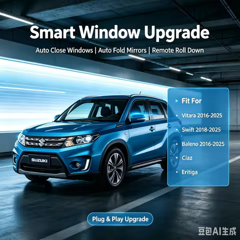 Car Auto Window Closer Side Mirror Fold Kit For Suzuki Vitara 2016-2025 Swift 2018-2025 Baleno 2016-