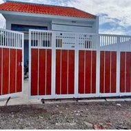 motif pagar rumah minimalis bahan bsi holo galvanis 4x4