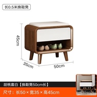 HY-JD Eco Ikea Ikea Nordic Shoe Cabinet New Chinese Style Solid Wood Home Doorway Entrance Storage Cabinet Large Capacit