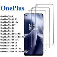 For OnePlus Nord CE4 CE3 CE2 CE Lite 5G India 9H HD Clear Tempered Glass Film For OnePlus Nord 4 3 2