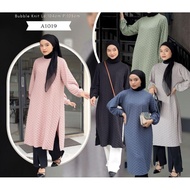 ASKA.ID - RANI KNIT TUNIC TUNIC BUBBLE KNIT PREMIUM COLLECTION