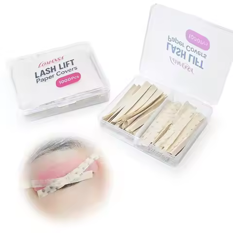 Lomansa 1000PCS Disposable Lash Lift Paper Strips Eyelash Lift Perm Supplies Lashes Lift Tools For S