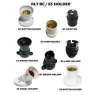 E27/B22 Lamp Holder / Battern Holder / Wedge Holder / BC Adaptor / Angel Holder