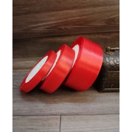 Roll of silk fabric ribbon 24m long, size 1cm, 2cm, 4cm in many colors (1/2)