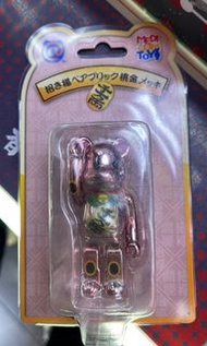 Bearbrick桃金招財貓100%