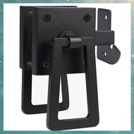 (OAKF) Heavy Duty Gate Latch Double Side Gate Latches Matte Black Fence Latch Garden Door Latch Pool