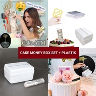 CAKE MONEY BOX/ MONEY PULL BOX CAKE/SET MONEY PULL BOX