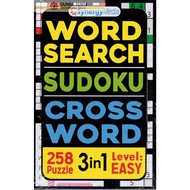 WORD SEARCH SUDOKU CROSS WORD 1 ( 3 IN 1 , 258 PUZZLE LEVEL : EASY )