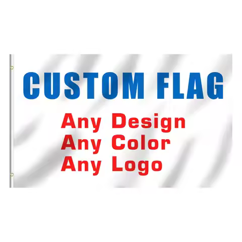 Custom Flag With Brass Grommets Digital Printing Custom Flag Banner Dropship