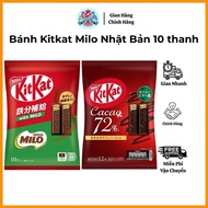 Japanese KitKat Milo Cake 10 Bars – KitKat Chocolate Milo Flavor, Domestic Japan - Far Date KitKat K