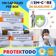 24 ALKALINE C/1BOX/100 CAPSULES/ALKALINE NA VITAMIN C PA!!!WITH FDA ORIGINAL/MIMS DOCTOR RECOMMENDED/SUPERSALE!!!