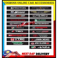 (CARBON) Front or Rear (Depan / Belakang) Car Windscreen Windshield Sticker 130cm X 24cm car window 