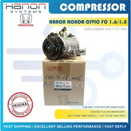 HANON HONDA CIVIC FC 1.6 / 1.8 2016 6PK COMPRESSOR ( 38800-5FA-T121-M6 )