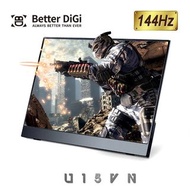 🔥 最新到貨🔥Better Digi U15VN 15.6" 144Hz/65% sRGB/8bit Color/HDR/AMD Free-Sync 可攜式電競外置螢幕 外置螢幕 黑色 香港行貨