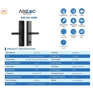 AEGLOC Smart Door Lock 6068/ Smart Lock / Digital Door Lock / Digital Lock / TT Lock / Homestay / Ai