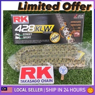 RK 428 KLW XW-Ring Chain GB428 KLW 124L 132L 140L Made Japan XW RING Gold Chain Rantai Emas 428KLW Y