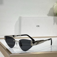 CEL * New Style Luxury Fashion Frameless Cat Eye Travel Photo Trendy Female Sunglasses CL42122U