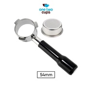 - One Two Cups Bottomless Naked Portafilter Stainless 54Mm - Fr4