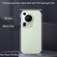 Hydrogel Film For Huawei Pura 70 P 70 Pro Plus Pro+ Ultra P70Pro P70ProPlus P70Ultra Positioning Fro