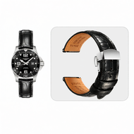 Maikes | สายหนังสำหรับนาฬิกา Longines Conquest 先行者 สีฟ้าเขียวของผู้ชาย