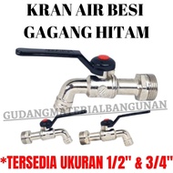 Black handle water tap 2-way ball water tap/ 1/ 2" 3/ 4" YSKGRT