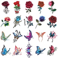[New Model] New Model3D Rose Fashion Tattoo Sticker for Women, Waterproof, Long Lasting, Yes