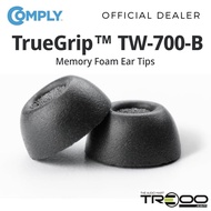 Comply TrueGrip TW-700-B Foam Eartips (for Google, Anker, OnePlus, 1MORE, Xiaomi, FiiO, etc. True Wi