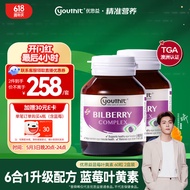 YOUTHIT优思益蓝莓护眼胶囊 成人叶黄素 缓解视疲劳 60粒/瓶*2瓶装
