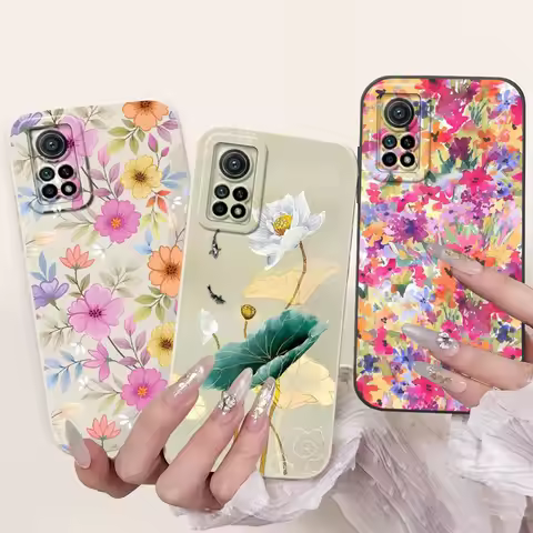 For Xiaomi Mi 10T Pro 5G Beautiful Butterfly Floral Printed Phone Case For Xiaomi Mi10T 10 T Pro 5G 