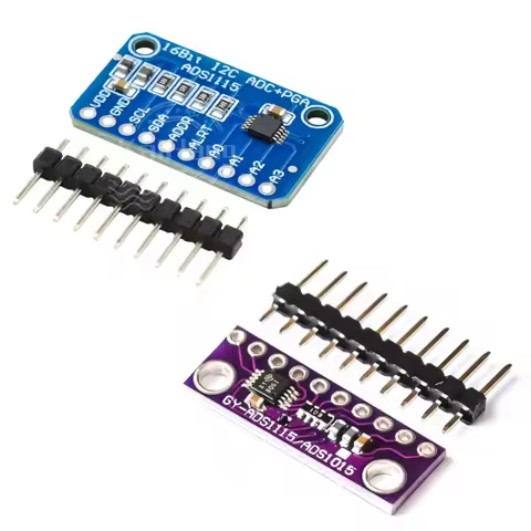 16 Bit I2C ADS1115 ADS1015 Module ADC 4 channel with Pro Gain Amplifier 2.0V to 5.5V for Arduino RPi