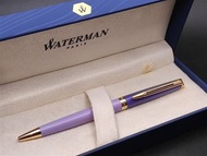 WATERMAN HÉMISPHÈRE系列雙紫色金夾原子筆(2179923)+50可刻字