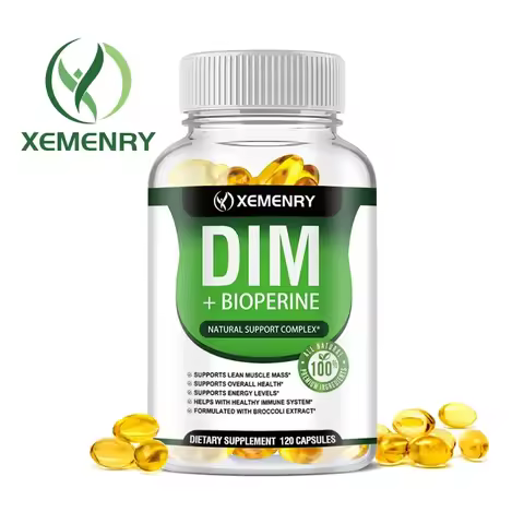 Xemenry DIM Supplement with Piperine 120 Capsules