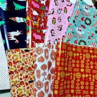[5 Sheets Bundle] Wrapping Paper | Gift Wrapper | Christmas Wrapper |  CNY | Wedding | Animal | Dinosaur | Lantern Print