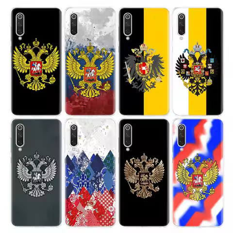 russia Flag coat of arms Phone Case For Xiaomi Poco X5 X6 X7 Pro F7 Ultra M7 Redmi 15C 15 13C 13 12C